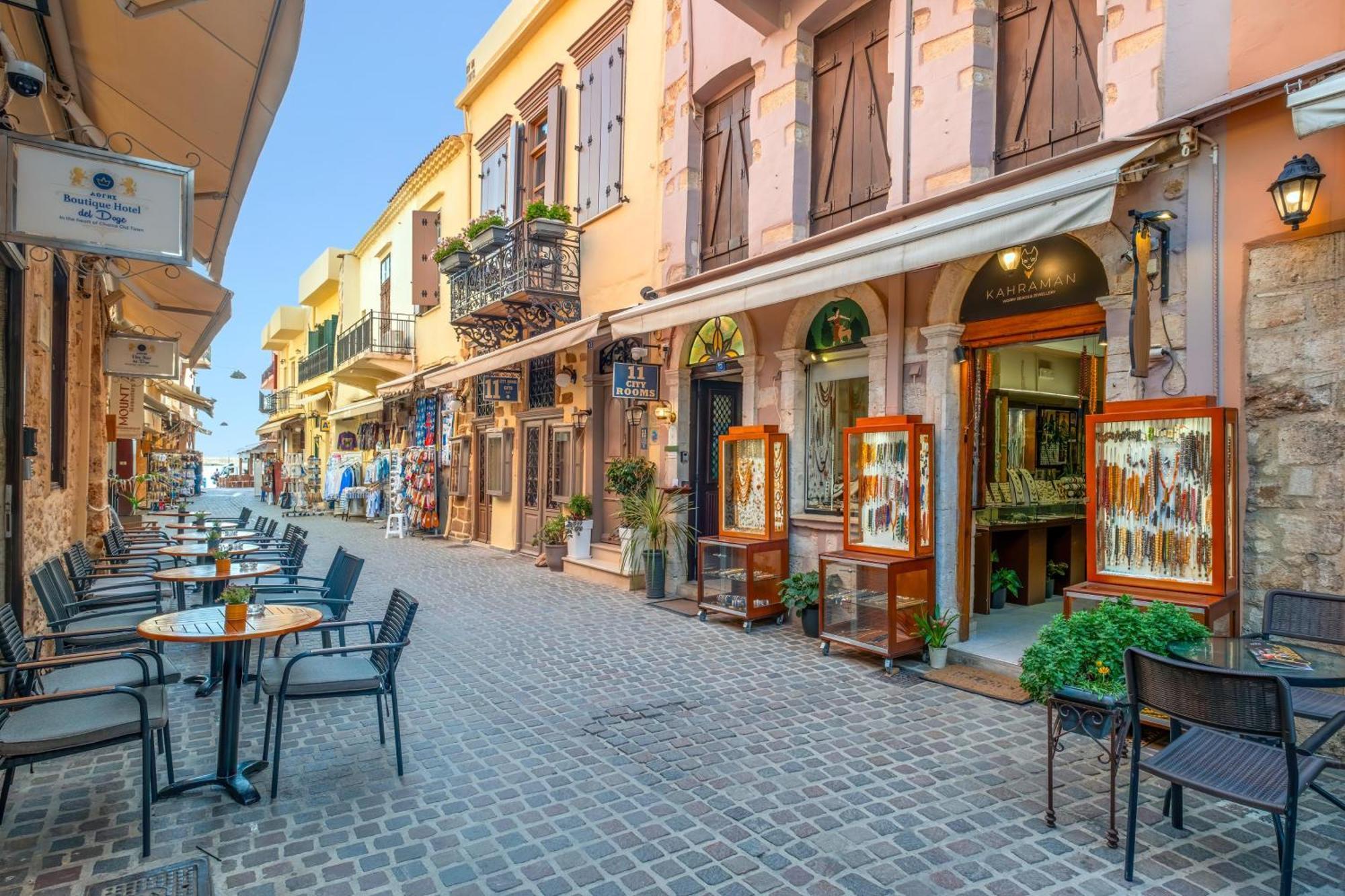 Santa Elena Boutique Rooms Hriszí Aktí Haniá Kültér fotó