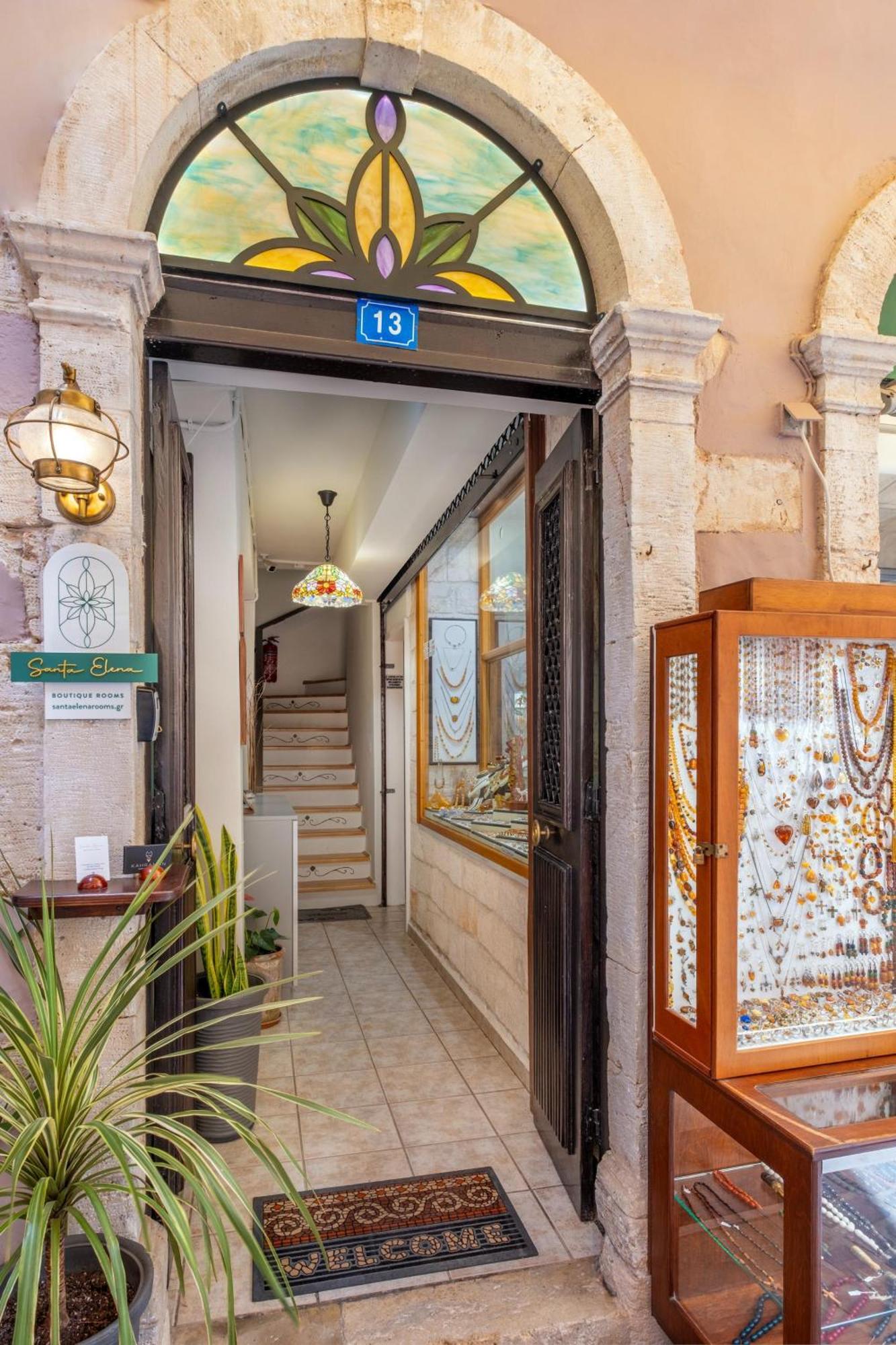 Santa Elena Boutique Rooms Hriszí Aktí Haniá Kültér fotó